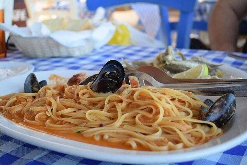 Seafood pasta