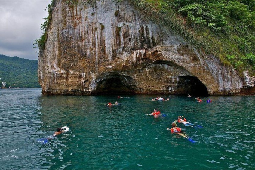 Snorkeling in the arches
