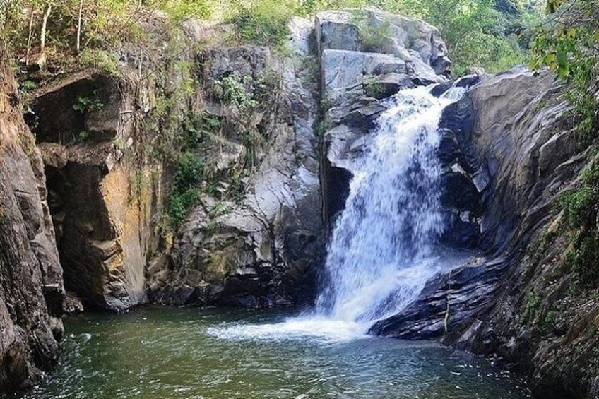 Cool off and swim in your waterfall.