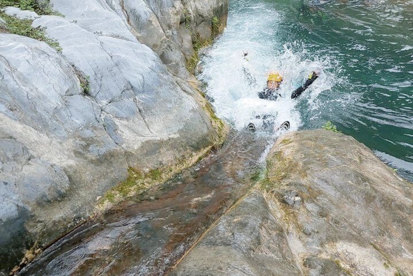 Canyoning, Rappel, Natural slides, Hiking in Comala Waterfalls