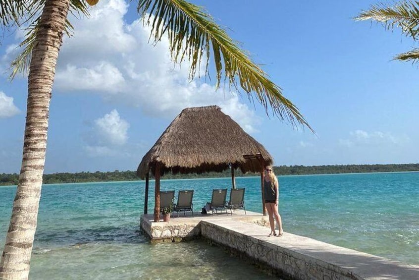 Bacalar Seven Color Lagoon and Mayan Experience from Costa Maya