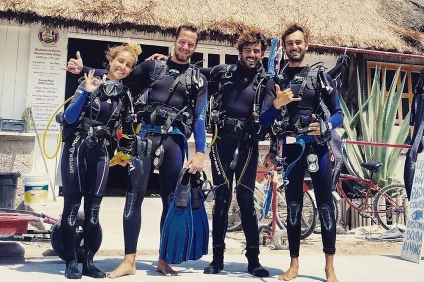 Two tanks local diving for certified divers