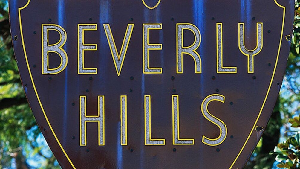 Beverly hills sign in Los Angeles