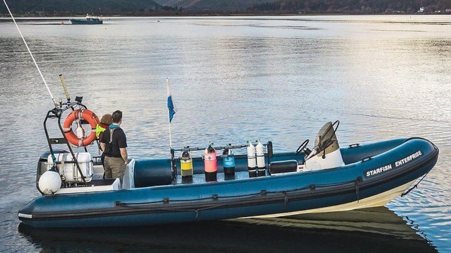 Wreckspeditions boat trips start here in the beautiful surroundings of the Holy Loch, Dunoon. Overlooking Loch Lomond and the Trossachs this gives us a stunning way of starting you adventure with us.