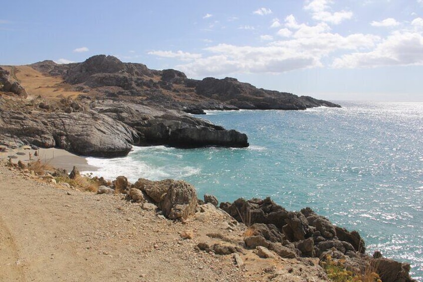  Discover South Crete from Rethymnon- Villages- Plakias Beach 