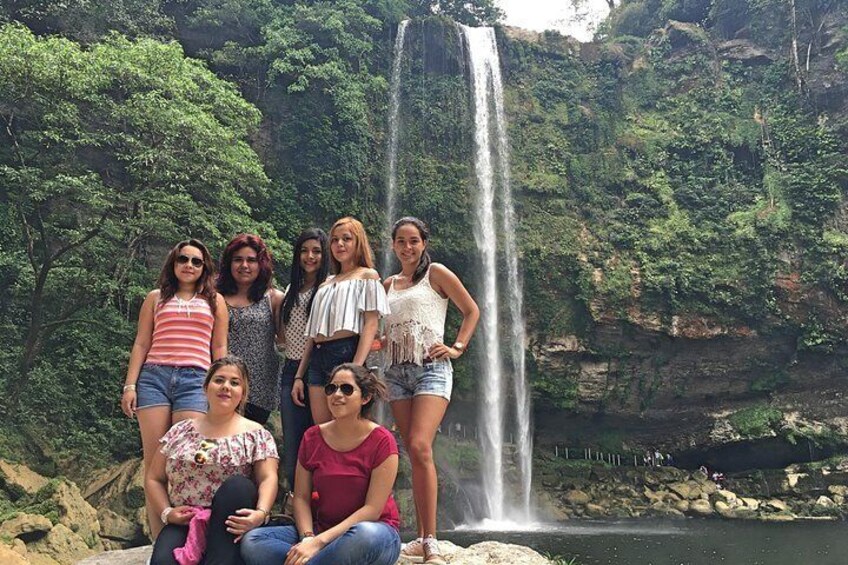 Tour to Palenque and Cascada de Misol Ha.