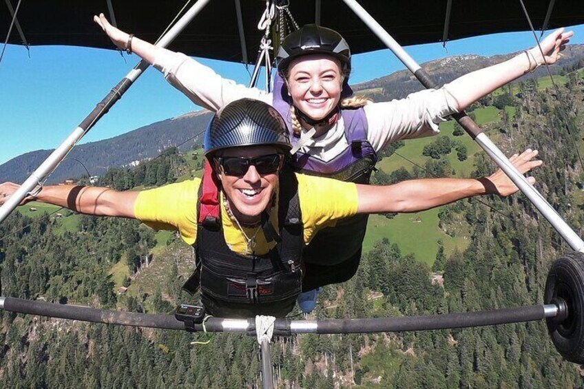 hang gliding tandem flight Mt Stanserhorn - Lucerne