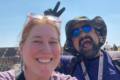 Visite guidée privée de Teotihuacán avec prise en charge à l'hôtel