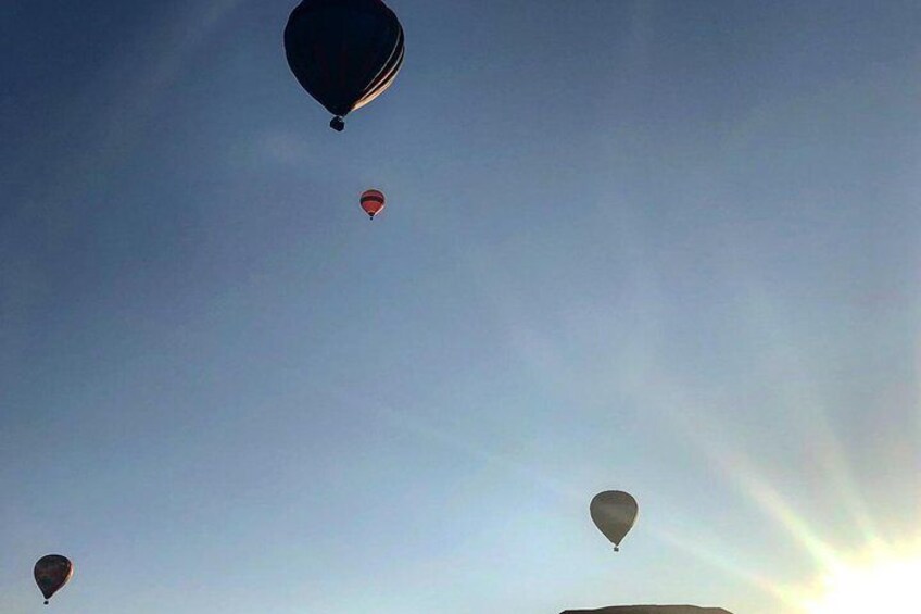 Hot Air Balloon Pyramids from the air