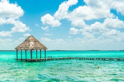 Bacalar Lagoon of 7 Colours from Playa del Carmen and Tulum