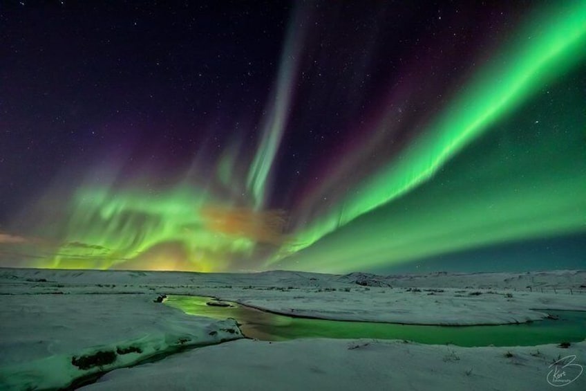 PRIVATE Northern light photo infused tour