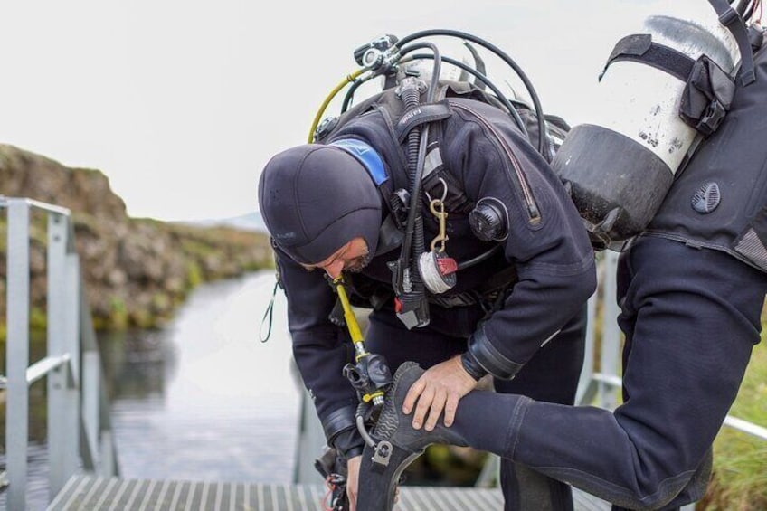 Getting ready on the Silfra platform