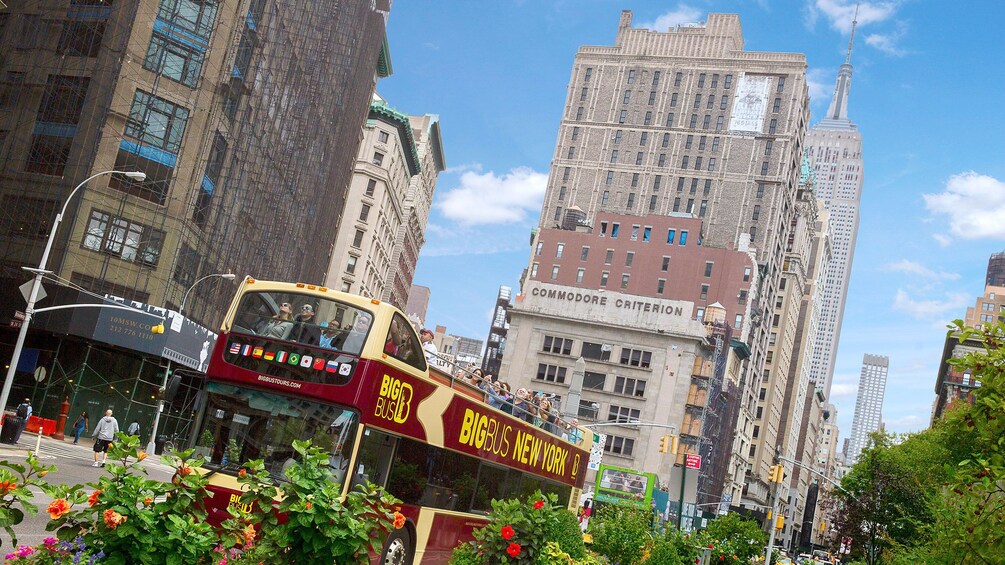 Double decker bus in New York City