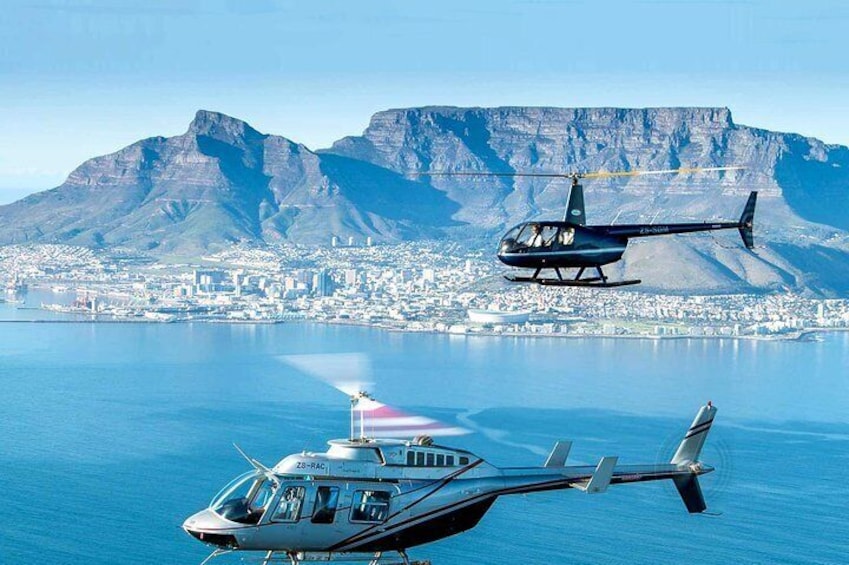 Optional Cape Town helicopter flip