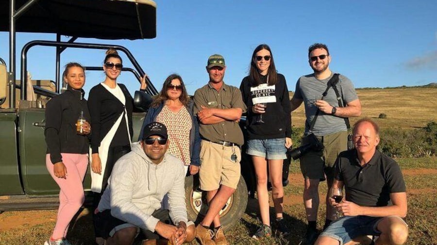 Sun-downers during Game drive at Game Lodge