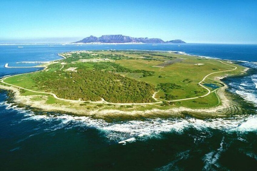 Table Mountain and Robben Island