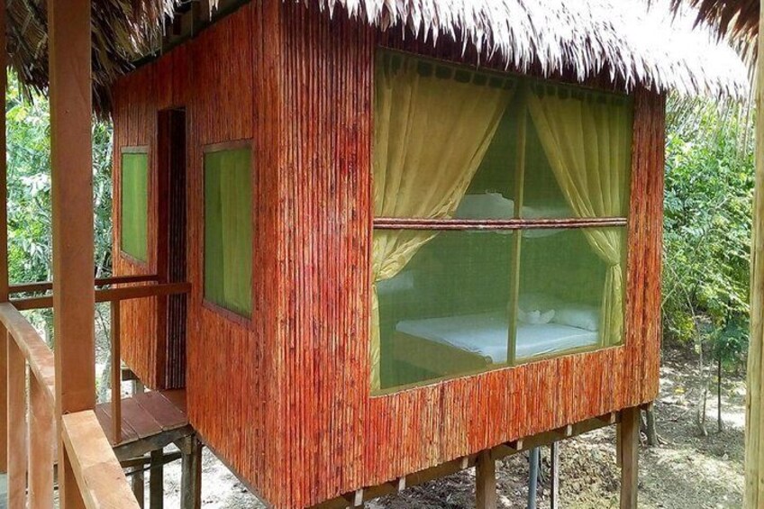Private bungalow at Amazon Antares Lodge
