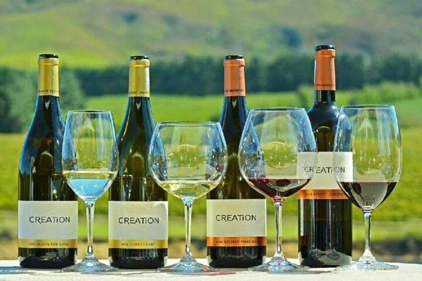 Creation wine tasting