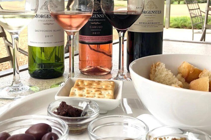 Olive & Wine pairing at Morgenster