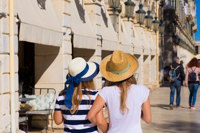 Corfu Beach Escape: Glyfada Beach & Corfu Town