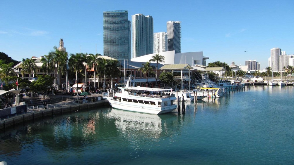 Foto 3 van 9. Marina with the Miami skyline in the background