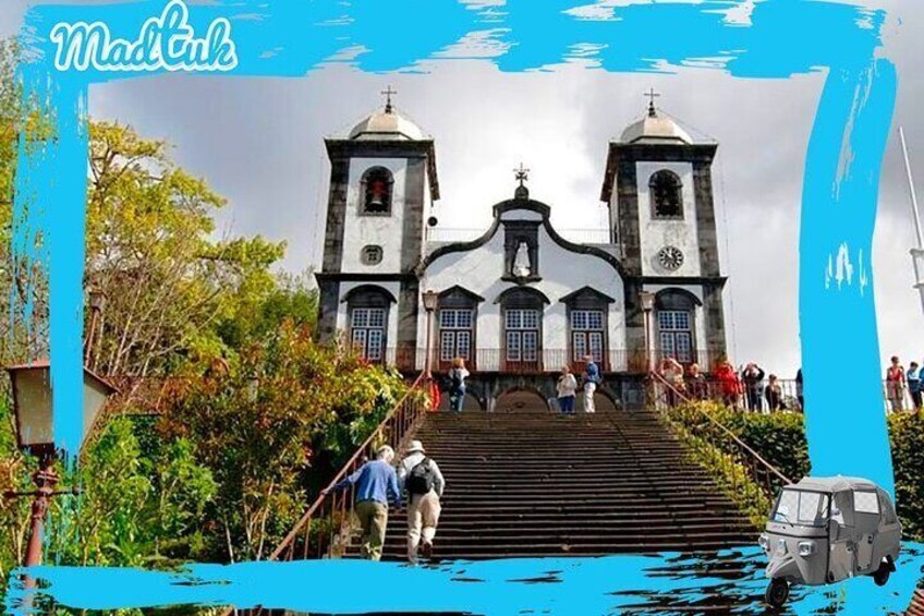 Monte Church and the famous stairs