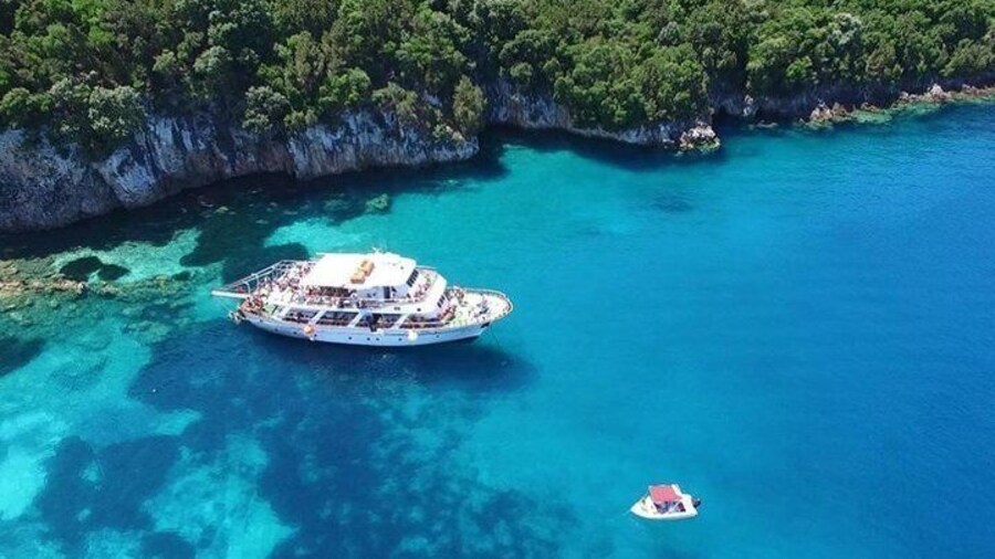 Visit the Blue Lagoon and enjoy an amazing day cruise from Corfu
