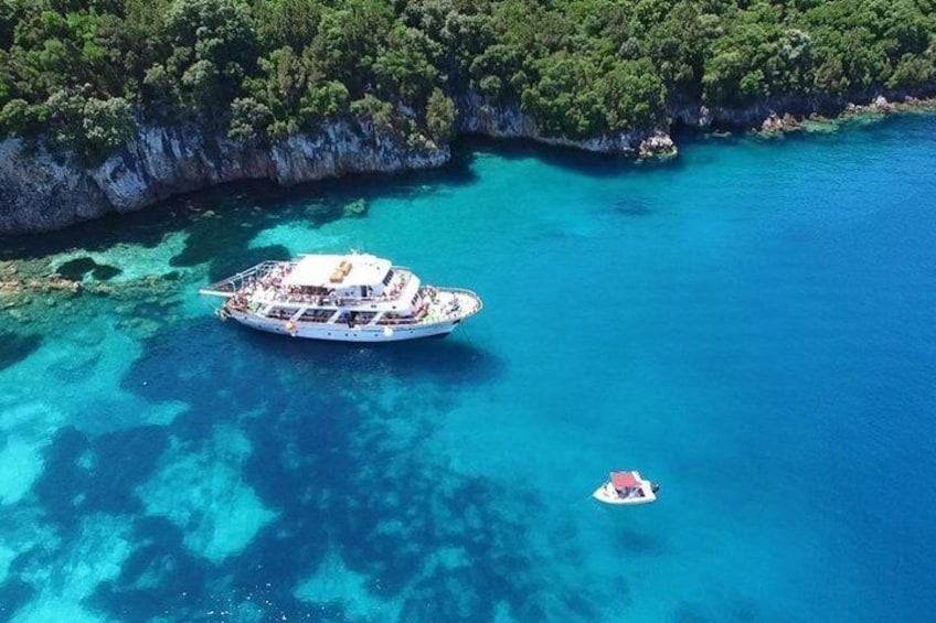 Visit the Blue Lagoon and enjoy an amazing day cruise from Corfu