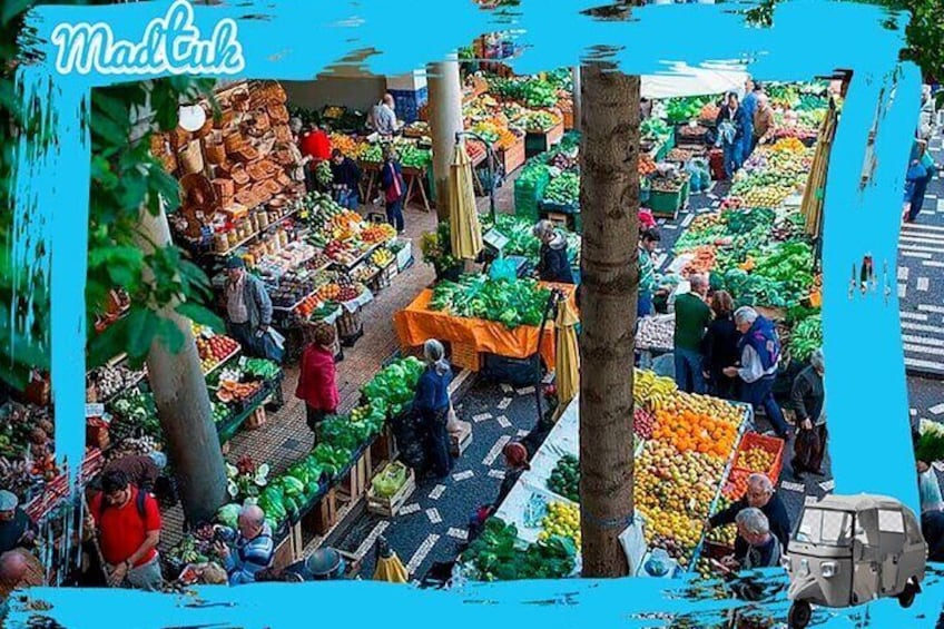 Traditional Market view on our amazing city tour
