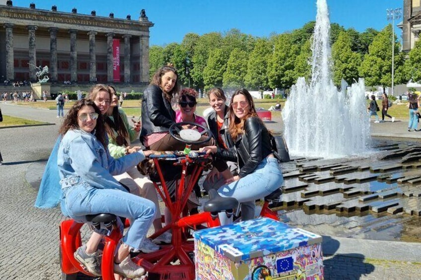 Beer Bike & Party Bike Highlights Berlin City Tour including pick-up