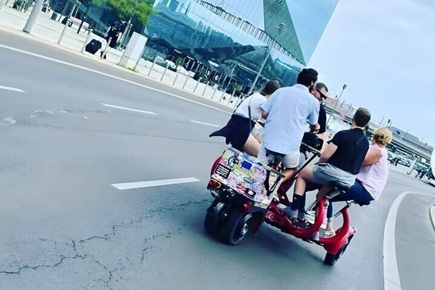 Party and Beer Bike Private Sightseeing Tour Berlin with Pick-up