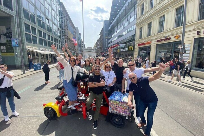 Party and Beer Bike Private Sightseeing Tour Berlin with Pick-up