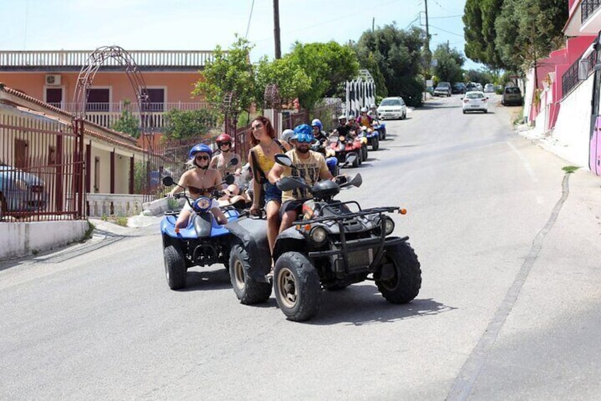 ATV Quad Safari Tour at The Pink Palace in Agios Gordios, Corfu