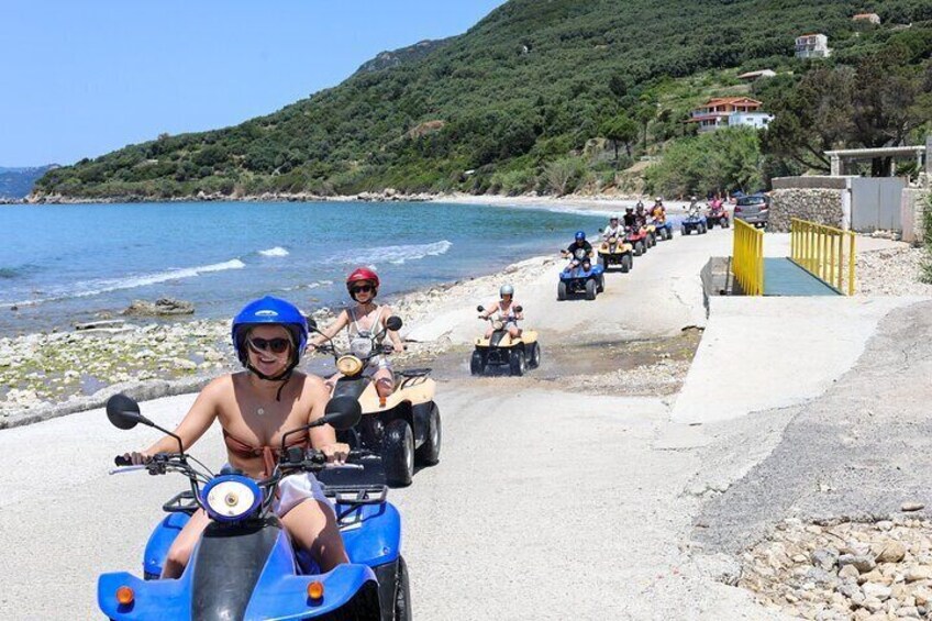 ATV Quad Safari Tour at The Pink Palace in Agios Gordios, Corfu