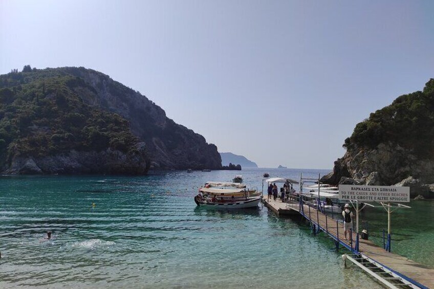 Boat trip to the caves