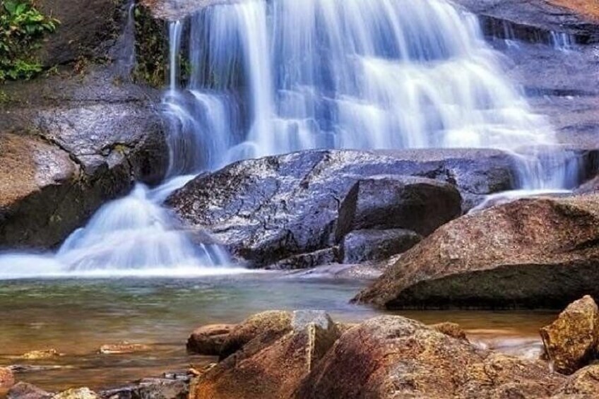 Cascading waterfall @Temurun Waterfall