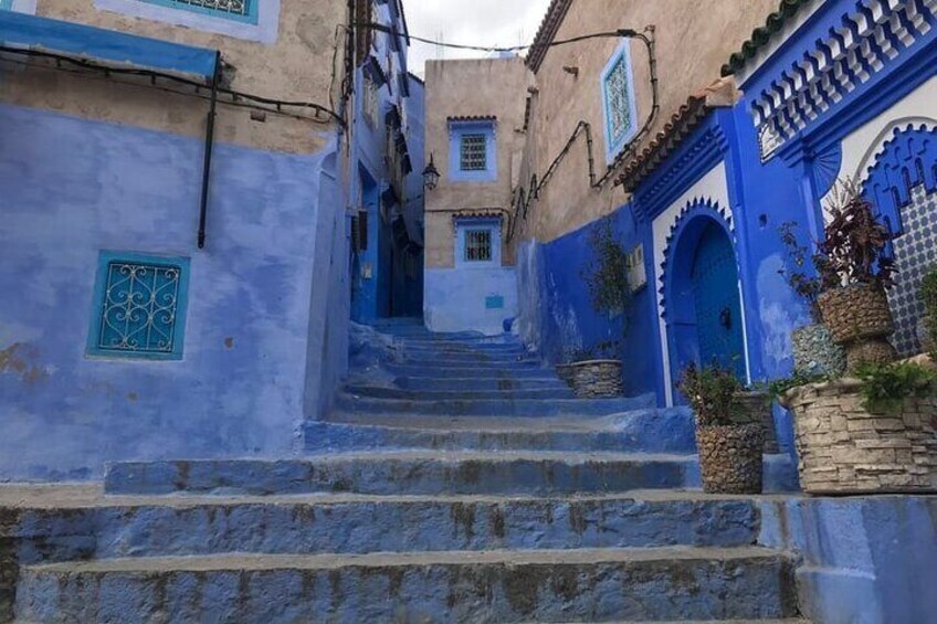 From Tangier : Day trip to Chefchaouen and Akchour the waterfalls 