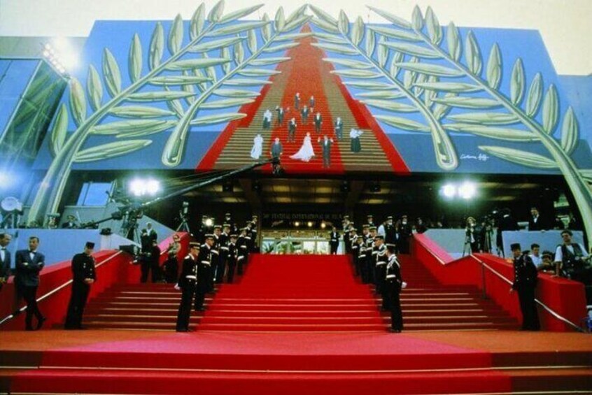 The steps of the palace