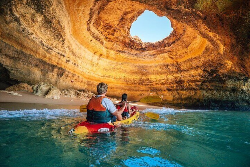 Kayak Benagil Cave with 1st kayak tour company