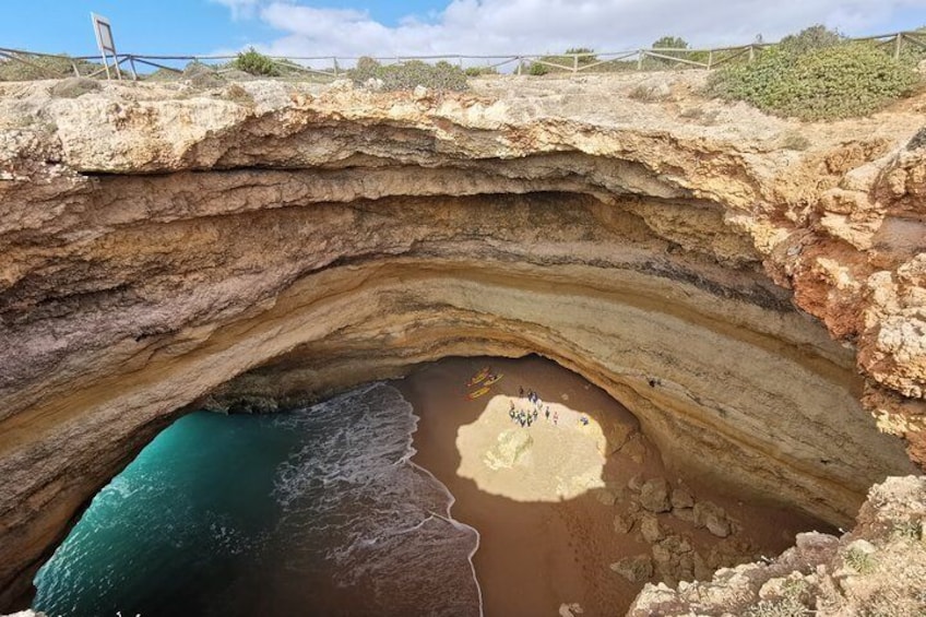 Kayaking in Secret Algarve Benagil Caves