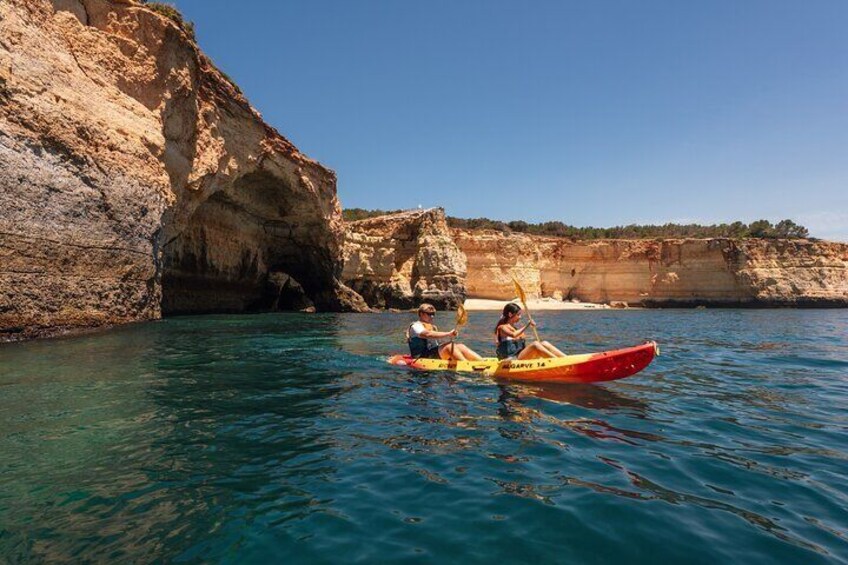 Kayak Benagil Cave with 1st kayak tour company