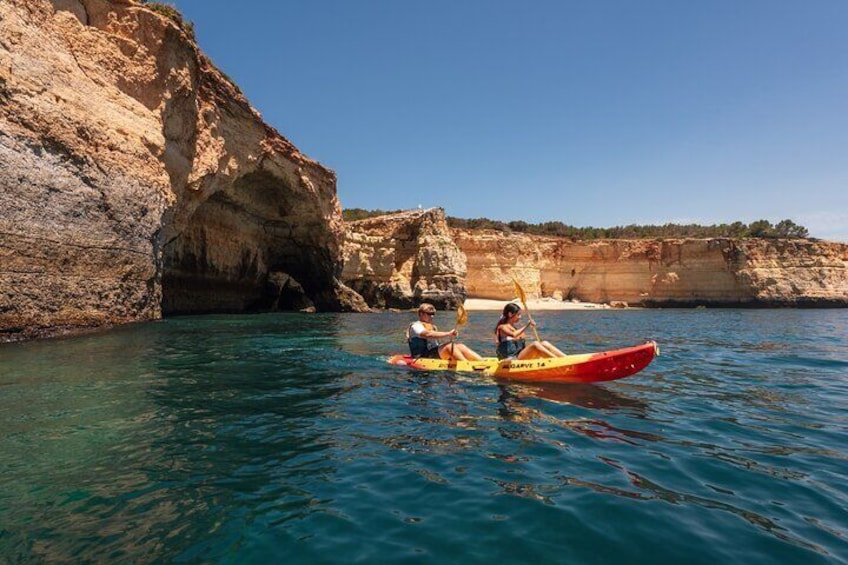 Kayak Benagil Cave with 1st kayak tour company