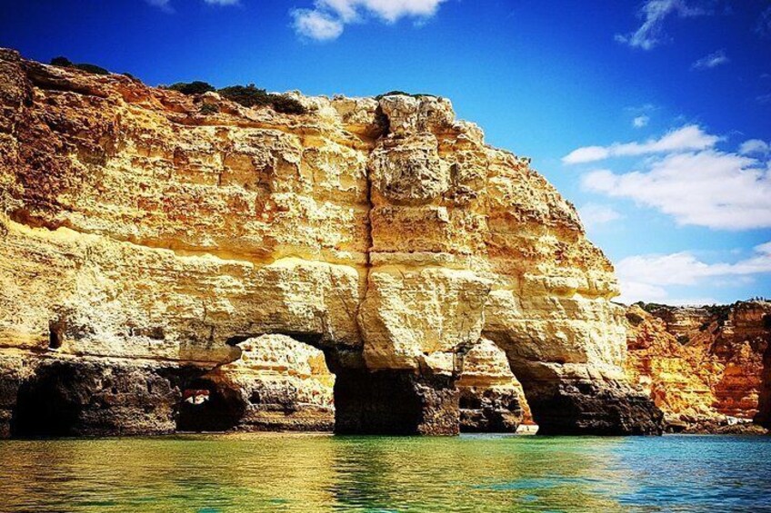 Kayaking in Secret Algarve Benagil Caves