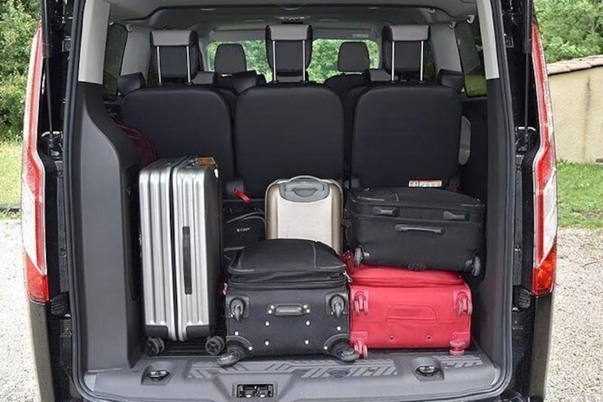 Show item 3 of 4. Large trunk for 7 large suitcases