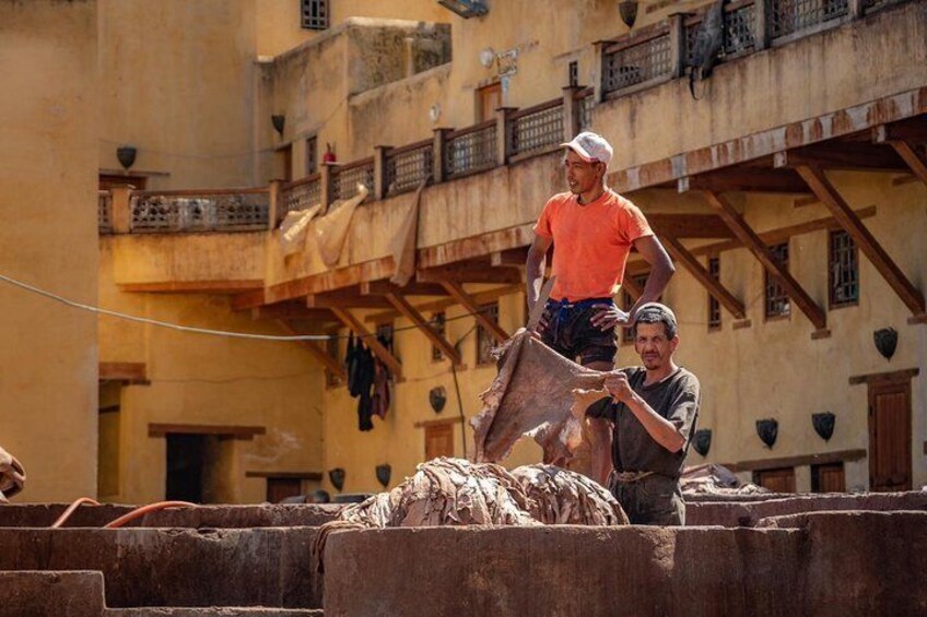 The biggest and the Oldest Tannery in Morocco