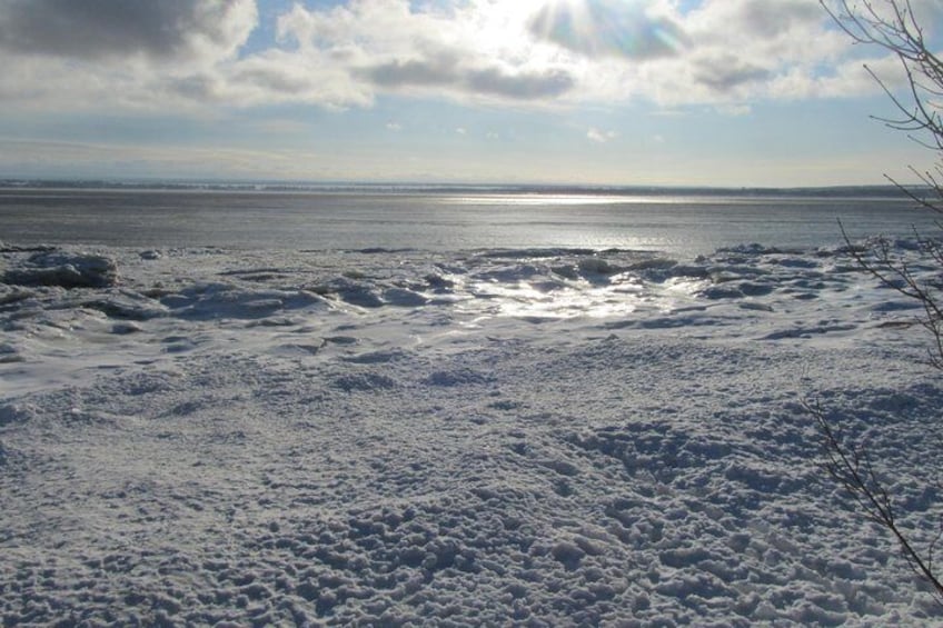 St. Lawrence River in the winter