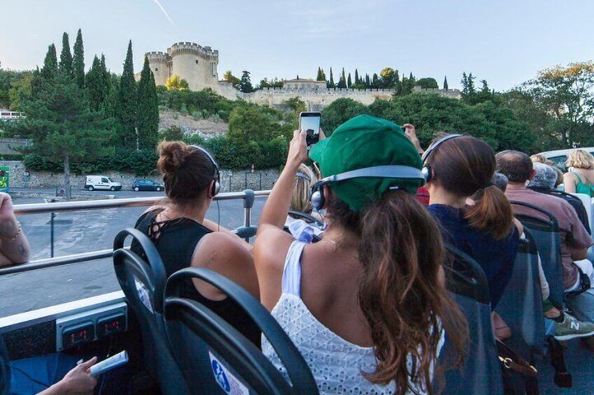 Visit Avignon and Villeneuve lez Avignon aboard a Double-Decker Bus