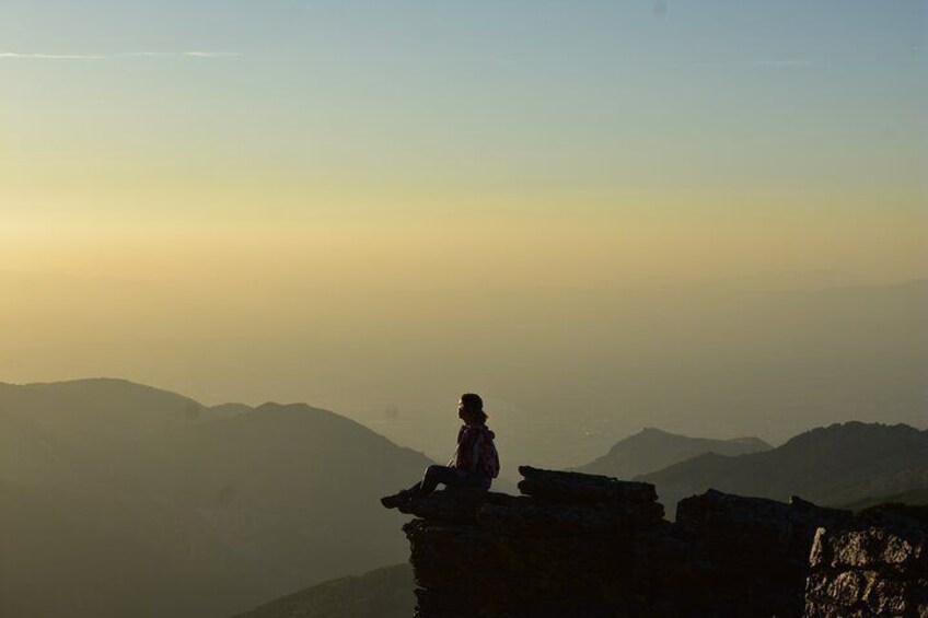 Sunset at 2,500m in Sierra Nevada