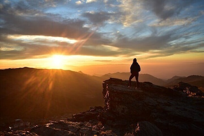 Sunset at 2,500m in Sierra Nevada