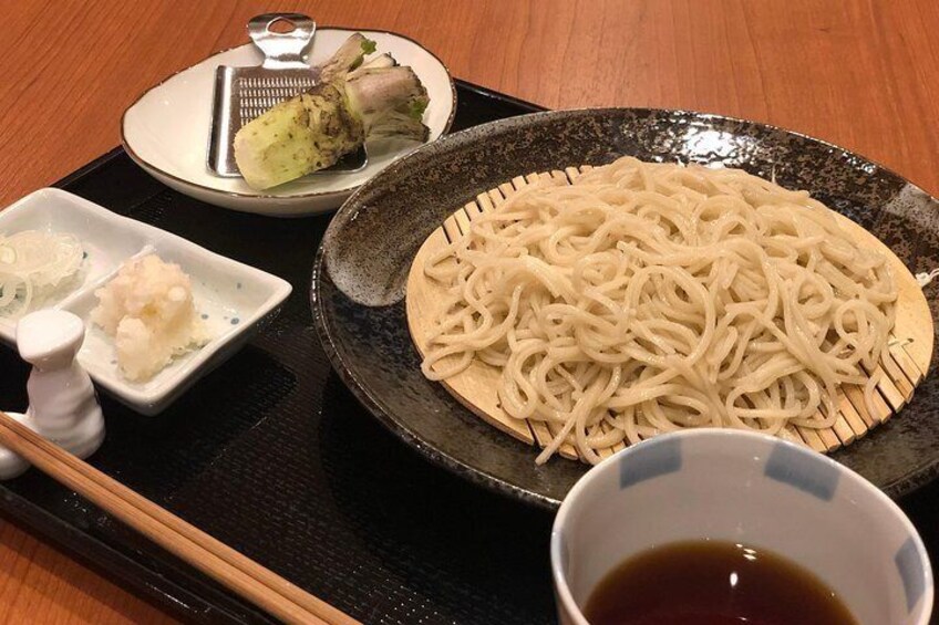 Feel free to experience soba making in the center of Sapporo.